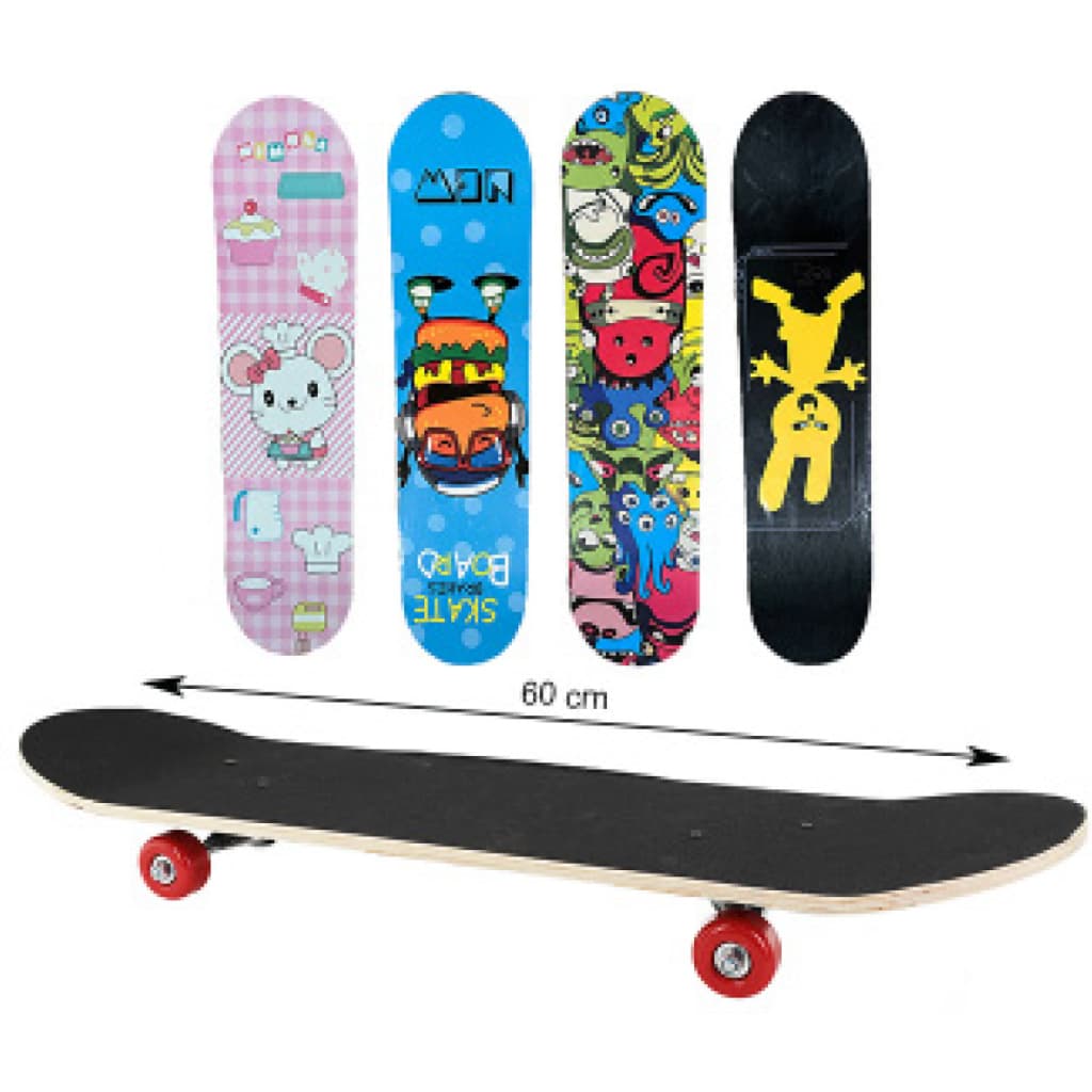 Skate Infantil Juvenil Completo Skateboard Iniciante
