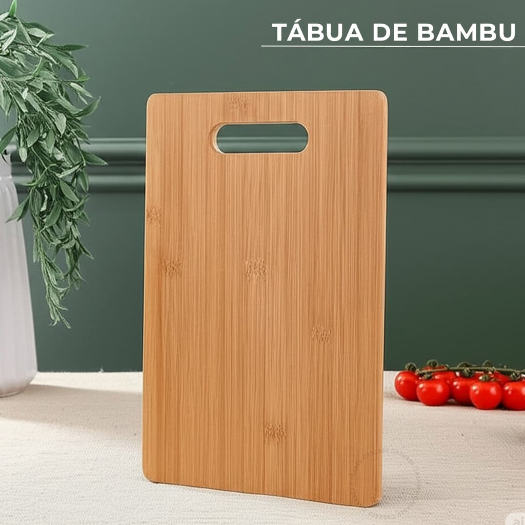 Tábua de Corte em Bambu Para Carne Churrasco 30x20 ou 32x22 ou 34x24