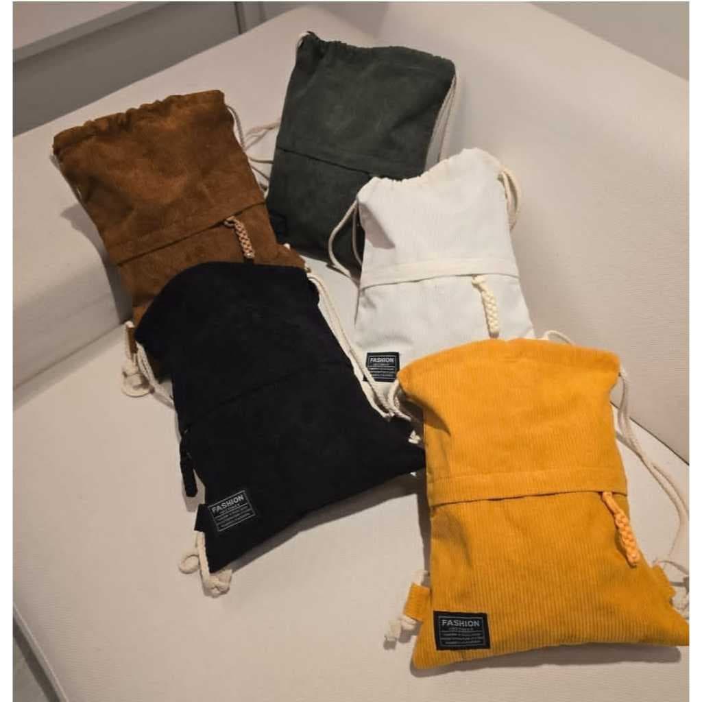 Sacola Mochila De Costas Zíper Unissex Juvenil Sacola Academia Treino Faculdade Espaçosa Cores