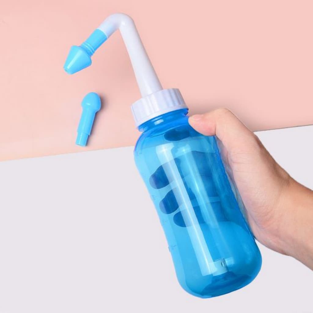 Higienizador Irrigador Ducha Lavagem Nasal Alívio Congestão Sinusite 300ml