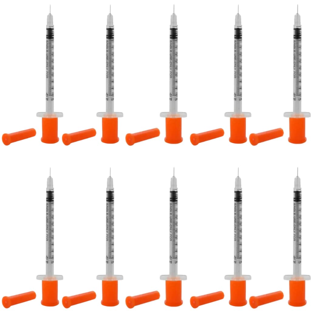 Seringas para Insulina 0,5ml com Agulha 5mm x 0,23mm Uniqmed - 10 Seringas