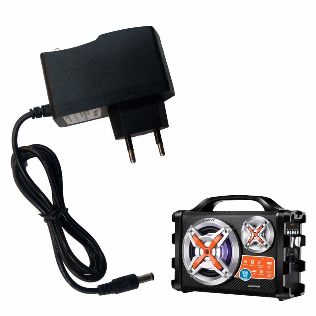 Carregador Para Caixa Mondial MCO-09 Thunder IX - Bivolt ( Fonte / Cabo de Força / Cabo de Energia ) - R2530