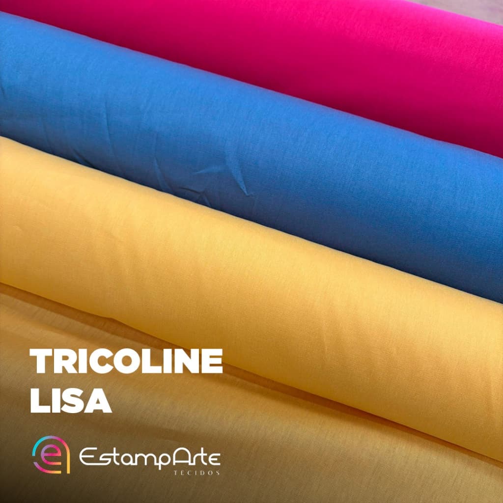 Tecido Tricoline Liso 100% Algodão  Costura Artesanato Decoração Varias cores