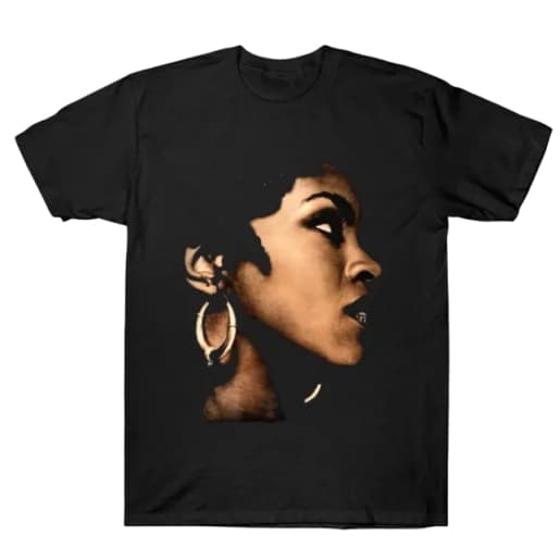 Camiseta Estampa Adulto/Infantil Lançamento Unissex Em Algodão lauryn hill