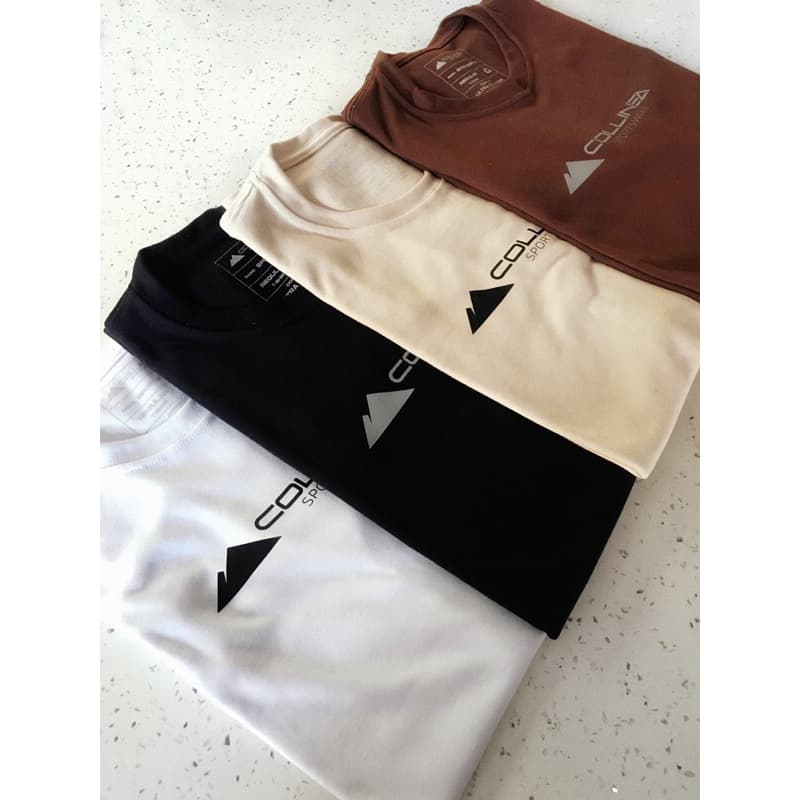 kit 4 Camiseta 100% algodão de alta densidade premium de alto padrão