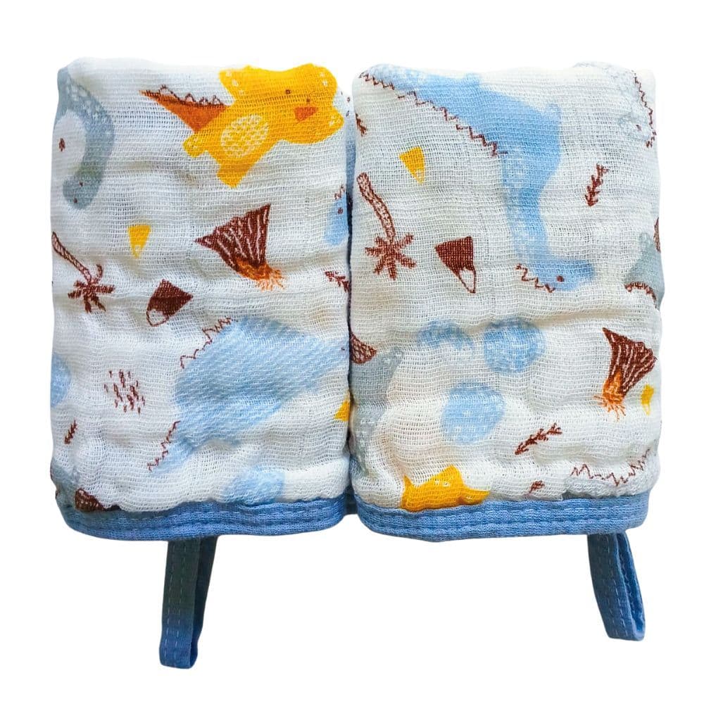 Kit 10 Toalhas Paninho Pano de Boca Bebe Soft 100% Algodão Menino Menina Sortido Enxoval