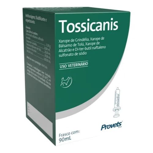Tossicanis 90ml Xarope Tosse Cães Gatos