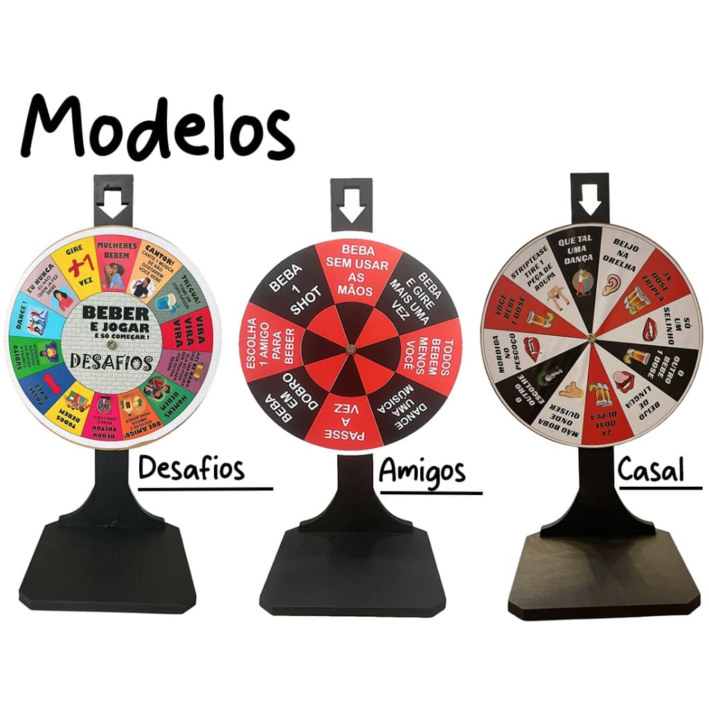 Roleta de Shot Bebida Tequila Festa Beber Drink Amigos