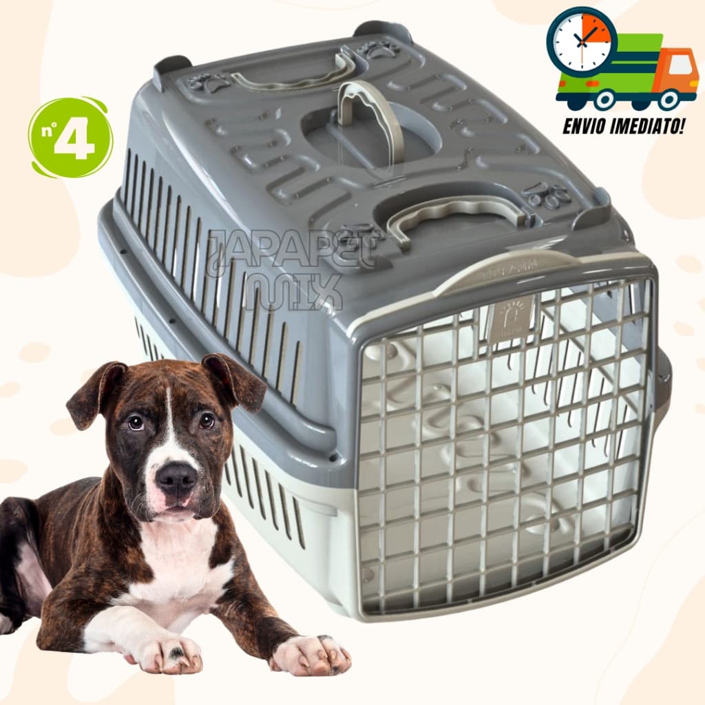 Caixa de Transporte Para Cães e Gatos Pets Até 18 Kilos N04 Resistente Promoção Envio Imediato