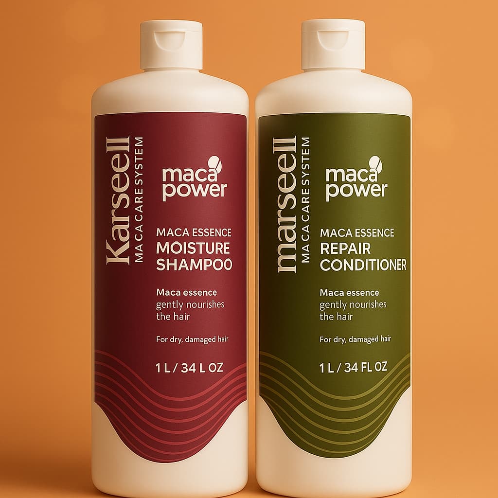 Shampoo Hidratante 1 L, Condicionador 1 L Karseell - Hidratação Profunda Para Cabelos