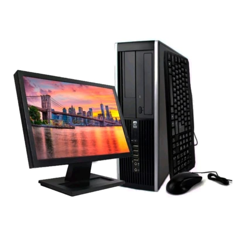 Kit Pc Computador Cpu Dual Core, I3 I5 I7 Memoria 4gb Ddr3 HD 160gb Wi-Fi Monitor 19  Roda GTA5 FreeFire pronto para uso