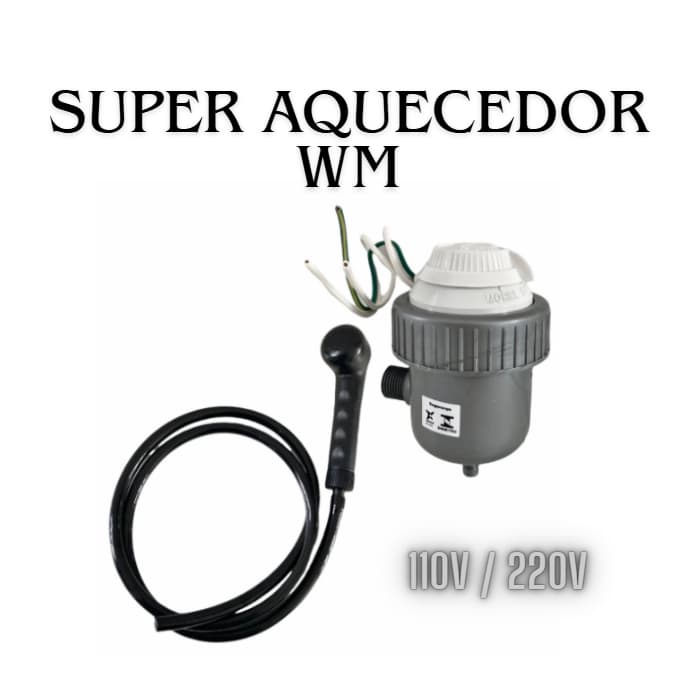 Super Aquecedor de Água WM 110v/220v para Lavatório Salão de Beleza e Pet Shop
