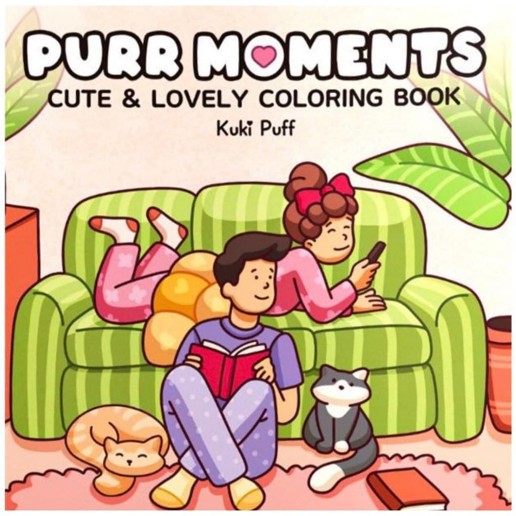 Livro de Colorir Adulto - Girls Moments, Cozzy Friends, Spooky - 50 desenhos - Coloring book  - Caderno de pintar