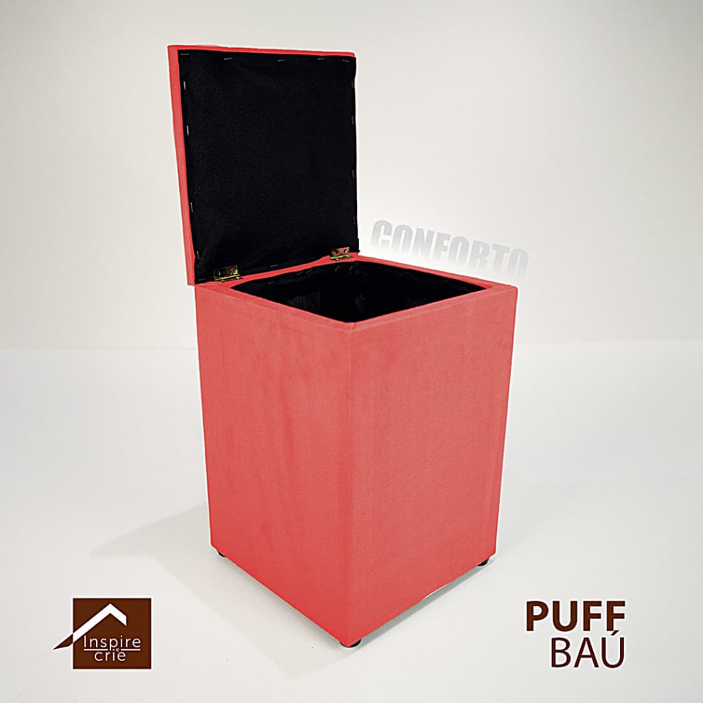 Baú para decoração de quarto, closet, penteadeira e organizador de brinquedos