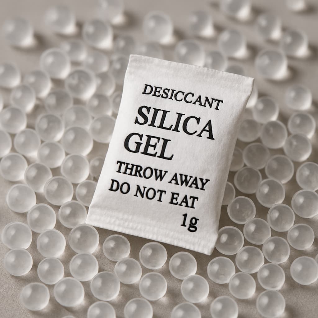 Sílica Gel Sachê 1g Umidade Antimofo Alimentos Desumidicador de Ambiente Original com Nota Fiscal
