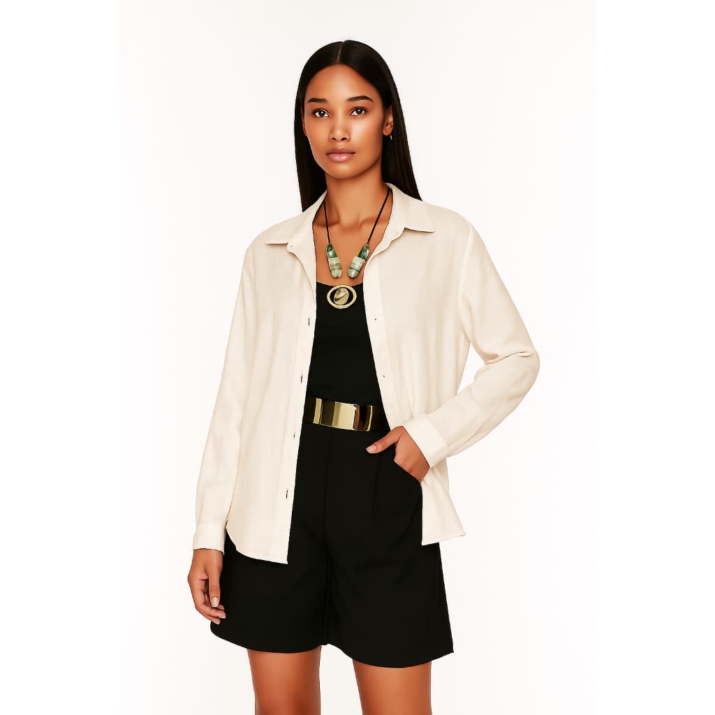 CAMISA SOCIAL FEMININA MANGA LONGA