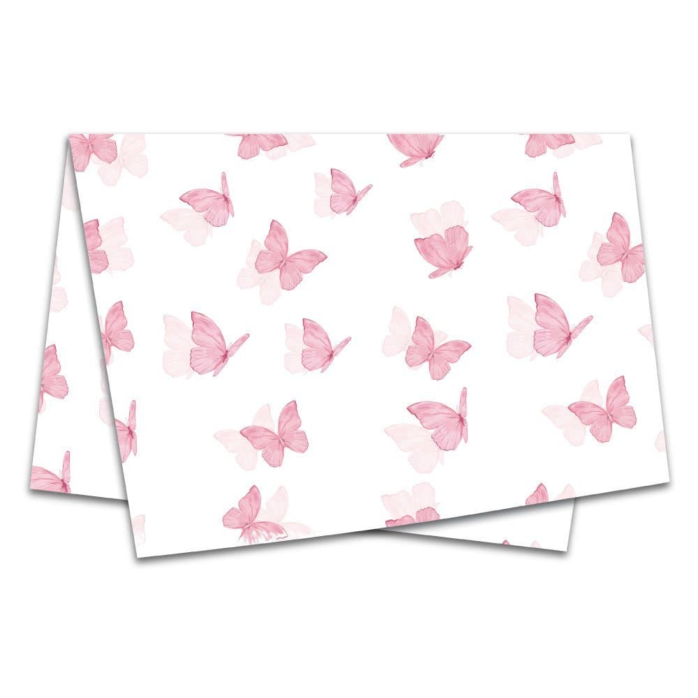 Papel de Seda Estampado Butterfly 50,0 x 70,0cm, Xingó - 10/20/50 folhas.