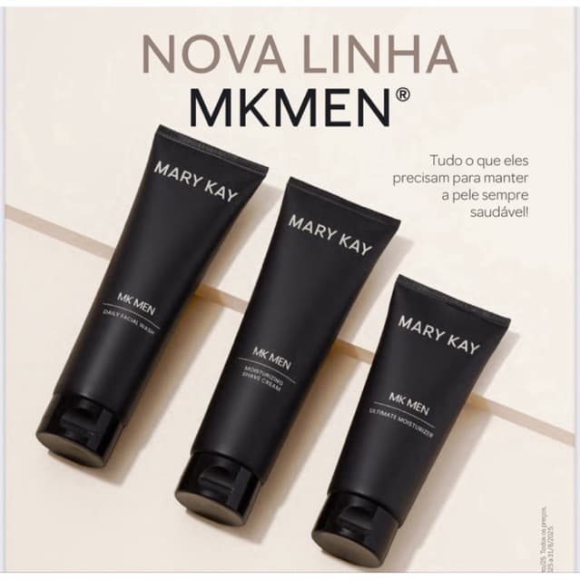 MKMen – Nova Linha de Cuidados Masculinos - pode ser comprado o kit ou separadamente  -