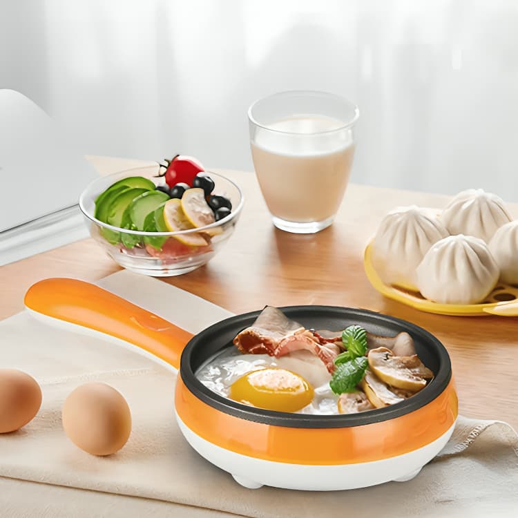 Máquina de Ovo Fogão de Ovo Elétrico14 Ovos Omelete Mexido Panquecas Cozidos No Vapor Frigideira Elétrica 110V e 220V
