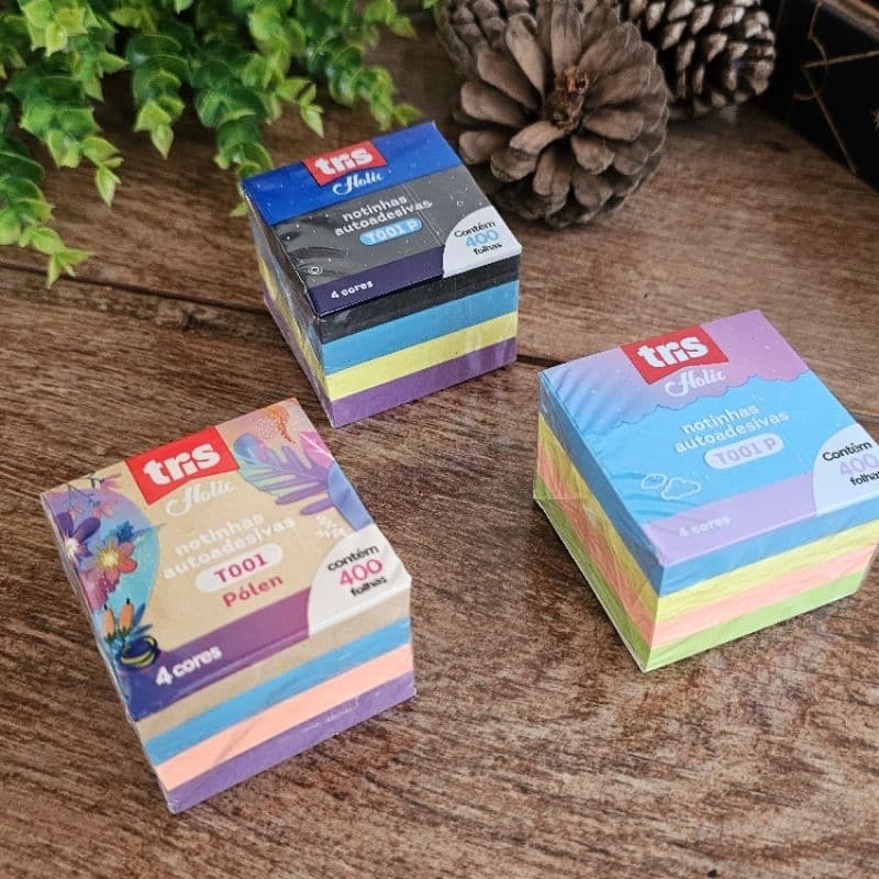 Bloco Notas Autoadesivas Pólen Holic Garden - Poly C/ 400 Fls - Tris  Holic Dreamy Holic Cosmos