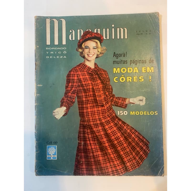 Revista Manequim Bordado Tricô Beleza 37 - Abril