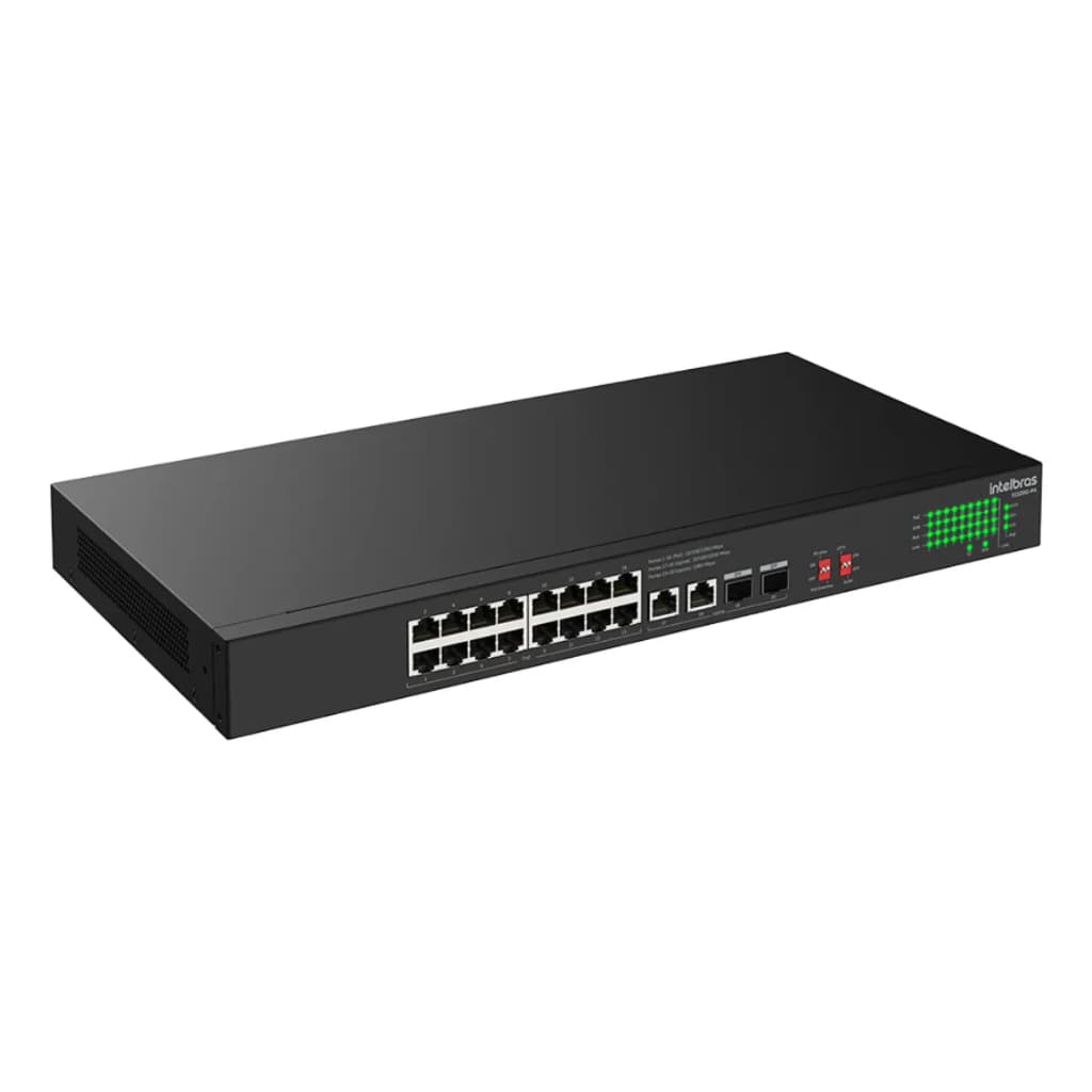 Switch S1120g-pa Intelbras Nao Gerenciavel 20 Portas Poe