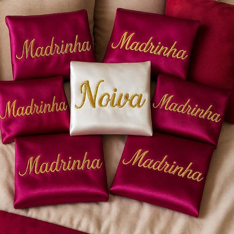 robe cor fucsia bordado