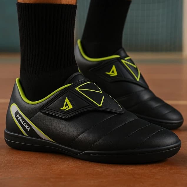 Chuteira Infantil Futsal Quadra com Fechamento em Velcro Lançamento Linha Premium