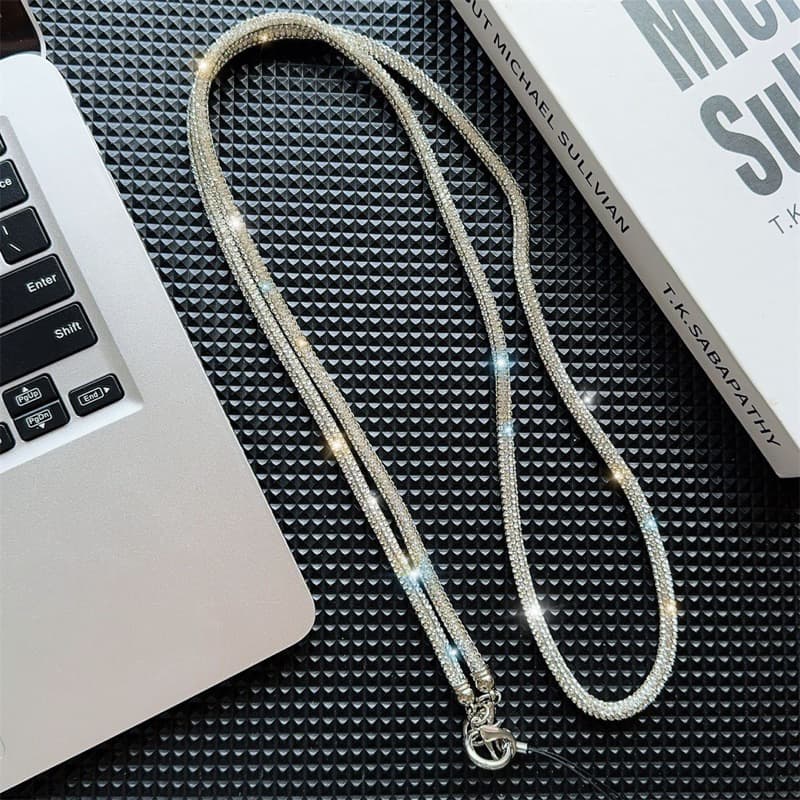 Cordão Telefônico de celular , Com Corrente De Pulso Anti-Perda De Alças Telefônicas Long