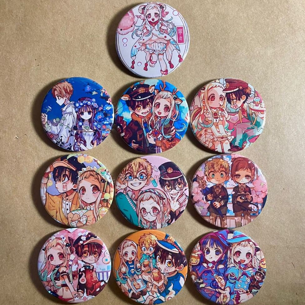 Bottons Toilet-bound Jibaku Shounen Hanako-kun TBHK JSHK 5.8 cm