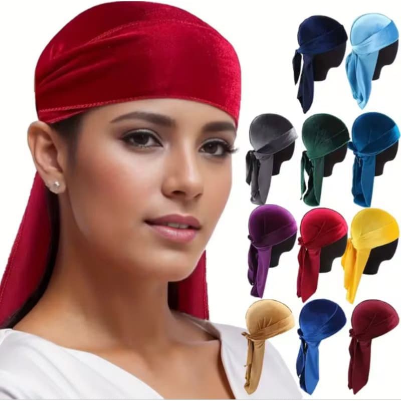 Bandana Durag de Veludo Dureg Premium