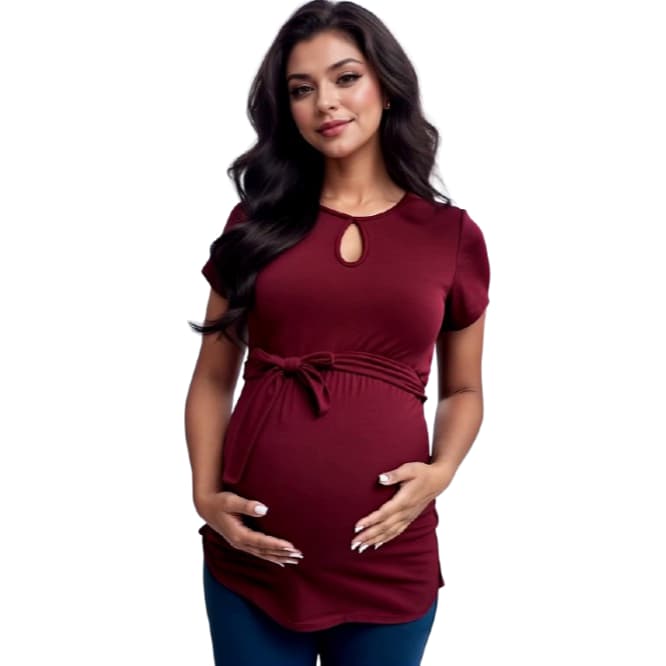 Blusa Feminina para Gravida em cor lisa para Gestantes/ Maternidade/ REF 04