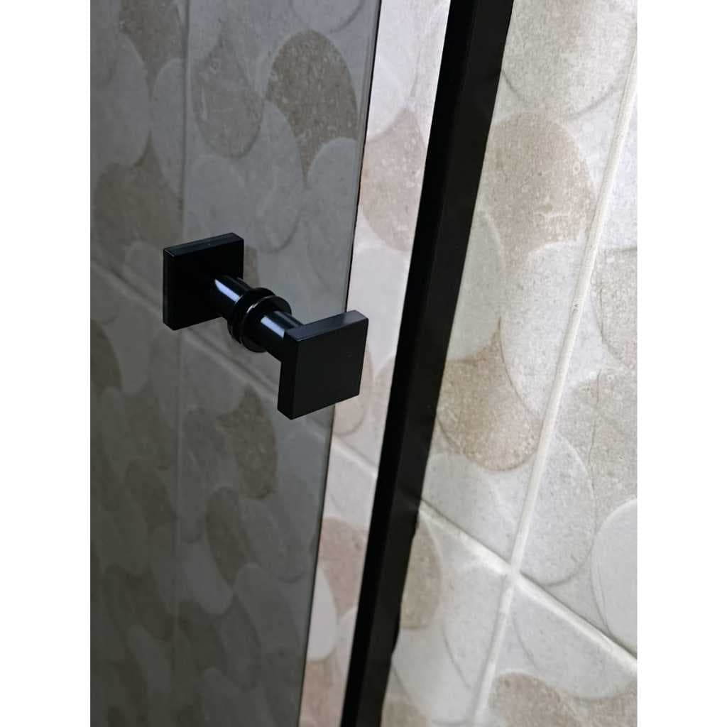 Puxador Para Porta de Vidro Quadrado Box Blindex