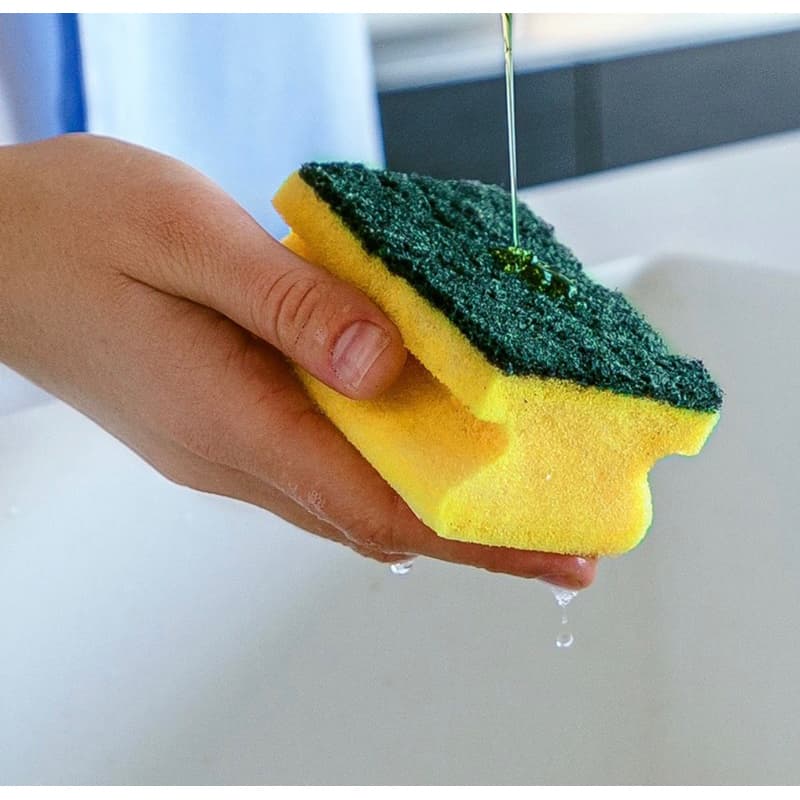 Kit Esponjas de Louça Salva Unhas anatômica protege suas unhas enquanto usa