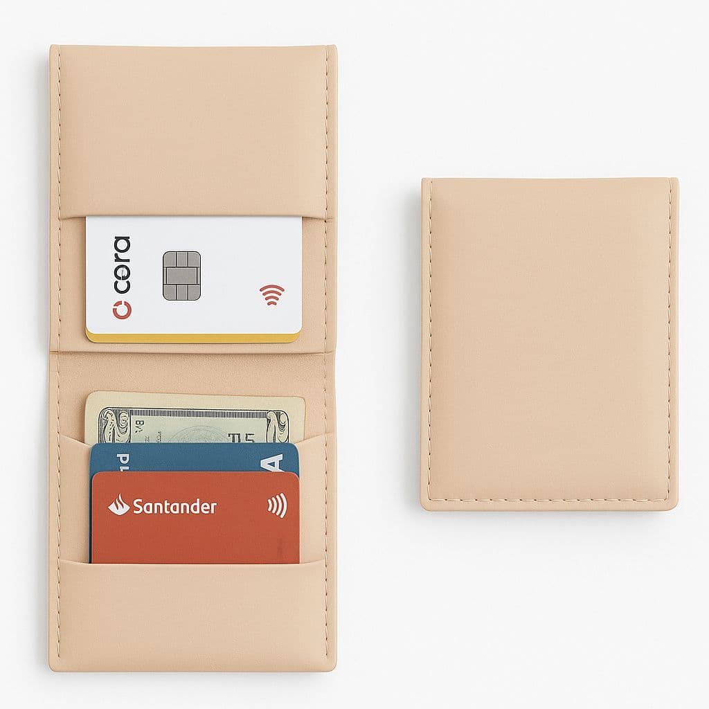 kit 25 Porta Cartão Masculino e feminino Slim Carteira Feminina Carteira masculina Promoção Varias