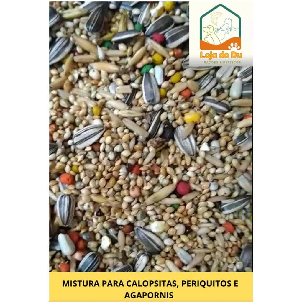 Mistura Calopsita, Periquitos e Agapornis
