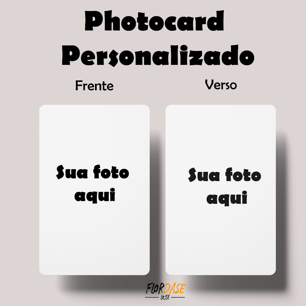 Photocards personalizado em Quantidade