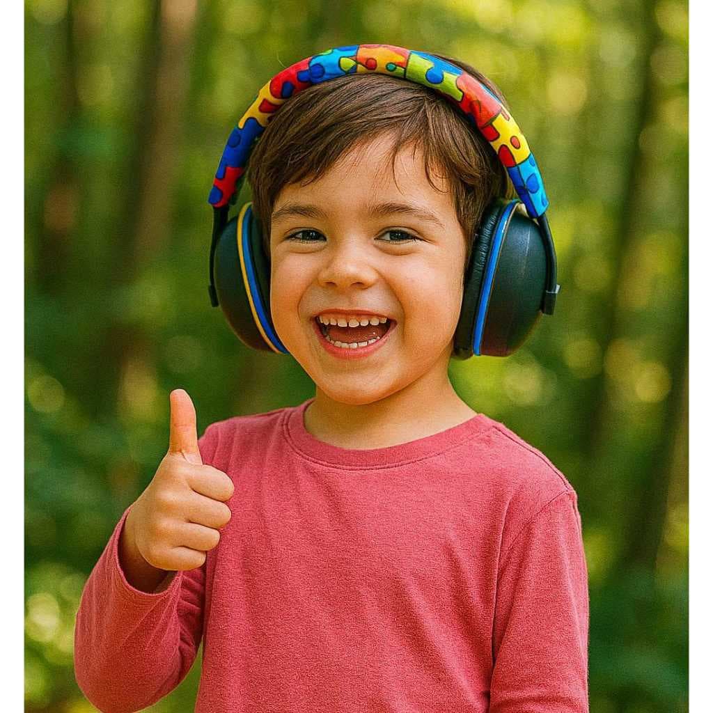 Abafador autista, capinha costurada personalizada