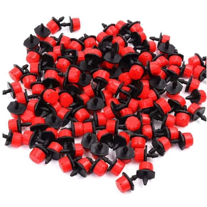 200 Peças Bico Gotejador Ajustável Para Sistema De Irrigação