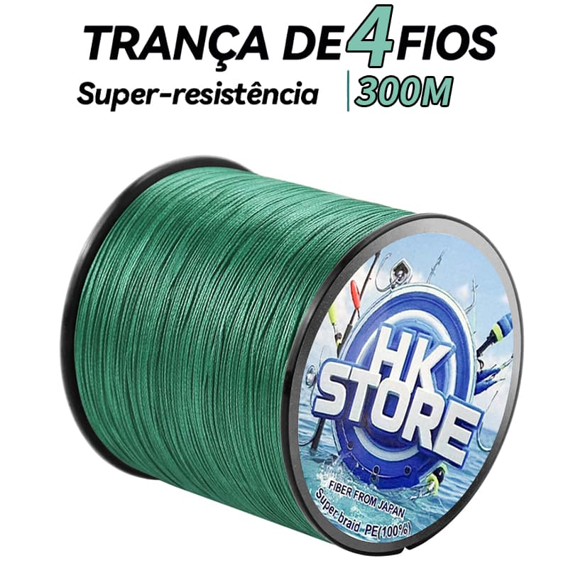 500M/300M Linha De Pesca Trançada 4 Fios Multifilamento Fio Trançado Para Pesca De Carpa / Japonês / Linha Pe