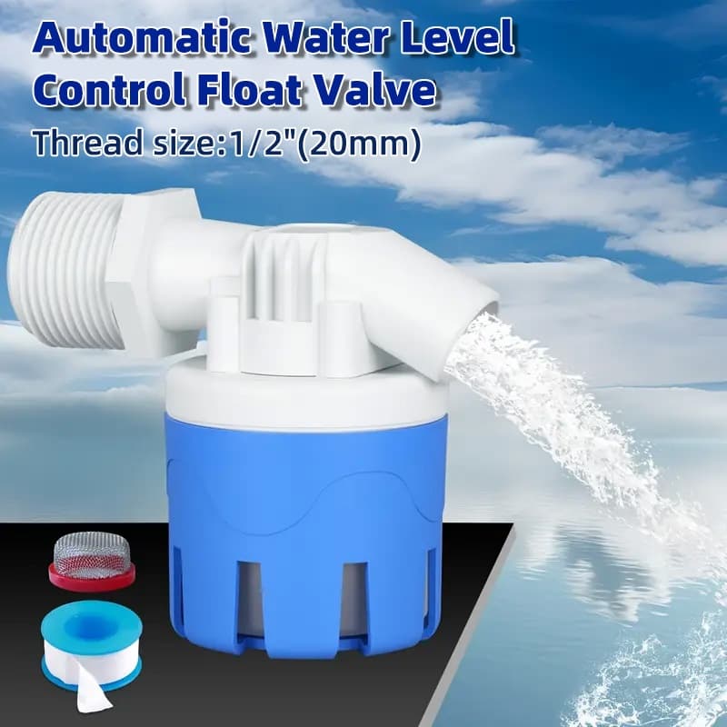 1/2” Válvula de Boia de Controle de Nível de água Totalmente Automática