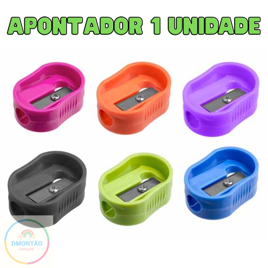 Apontador De Lapís New Simple Pote Com 1 Unidade Leoeleo
