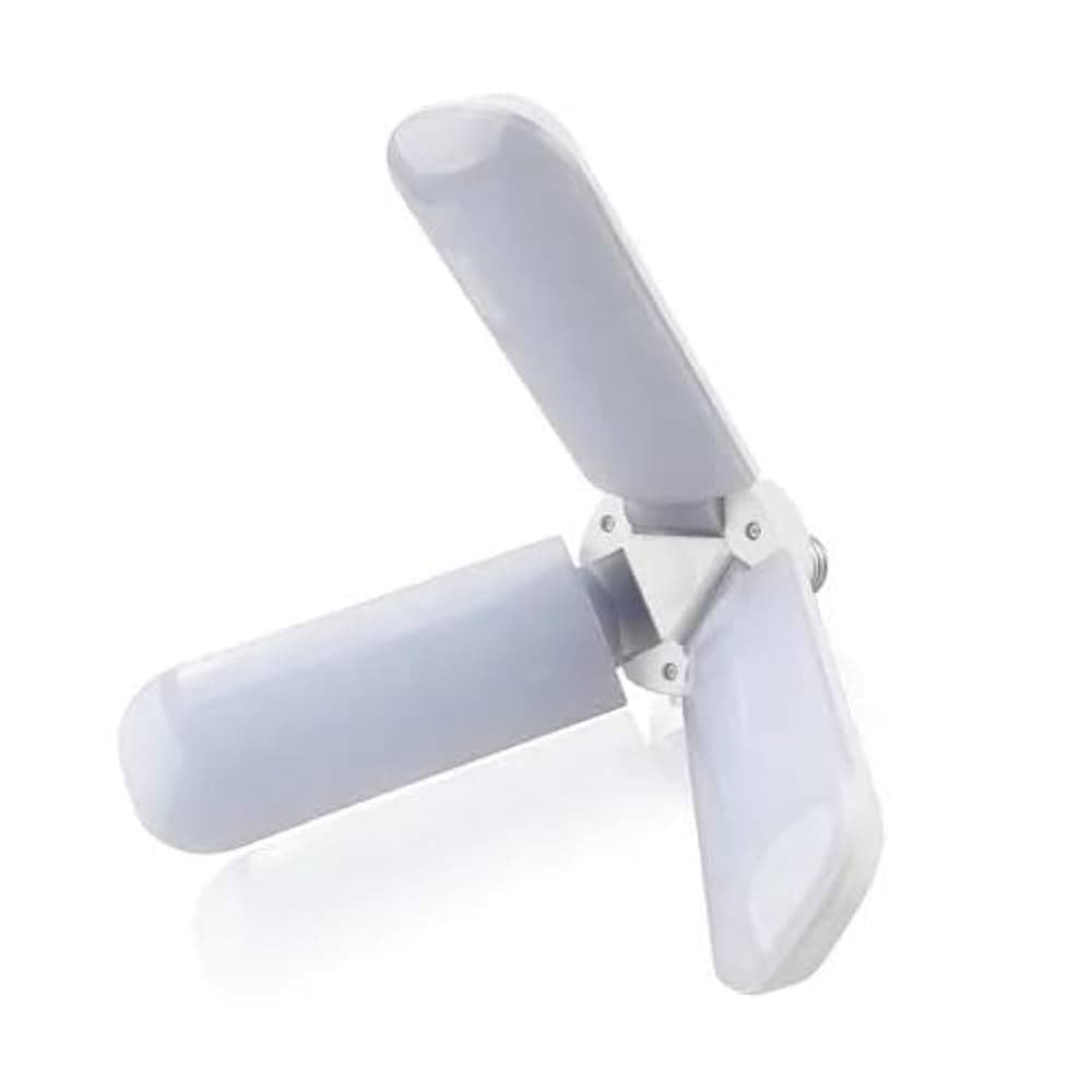 Fan Blade Led Bulb Lâmpada de Led Petala Helice Luminária Articulada de Mesa Manicure 27w