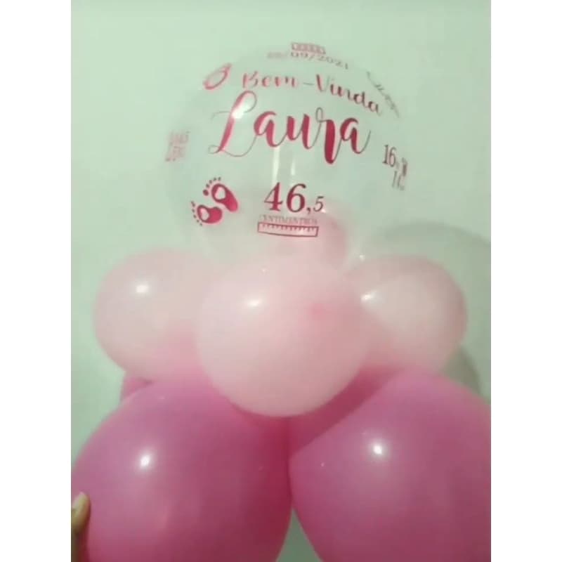 Bubble Personalizado Bem Vindo(a)