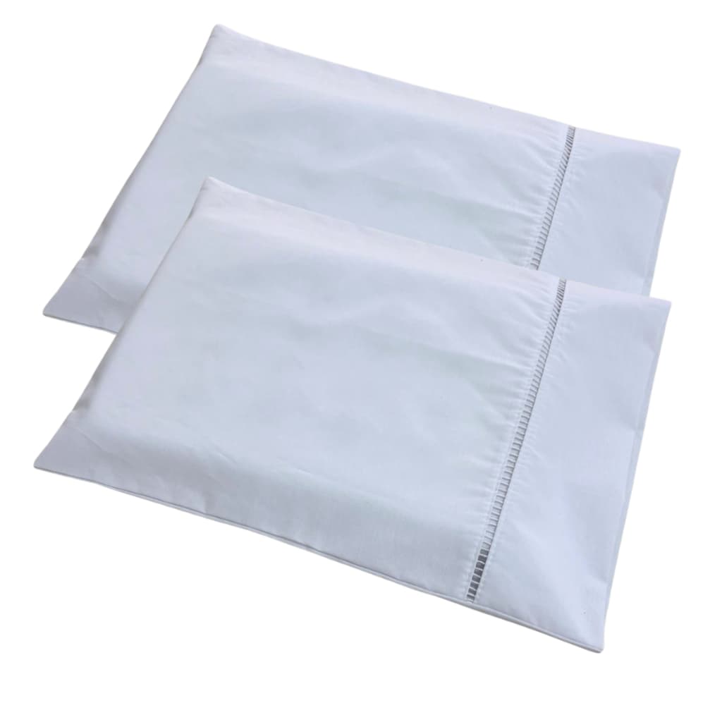 Kit 2 Fronhas Berço 30x40 100% Algodão 200 Fios Ponto Palito, macia e confortável e hipoalergênico