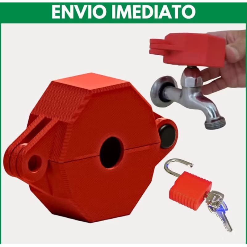 Bloqueio p/ Registros Água Segurança Bebê | 1" A 2,5"
