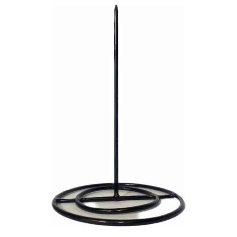 Espeto Porta Papel/Notas em Aço Pintado – Base Dupla Circular Reforçada