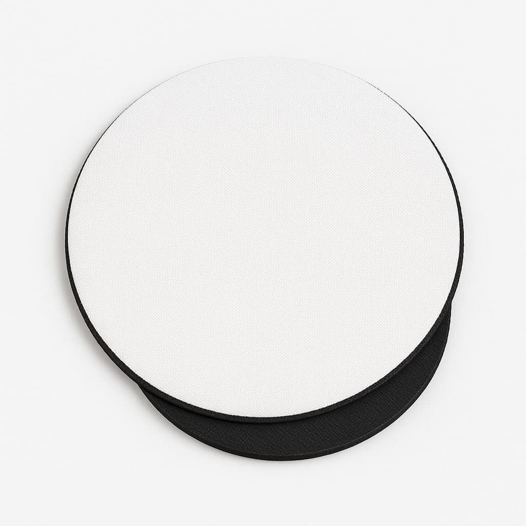 Kit 10 Mouse Pad Para Sublimação Redondo 15x15 Neoprene