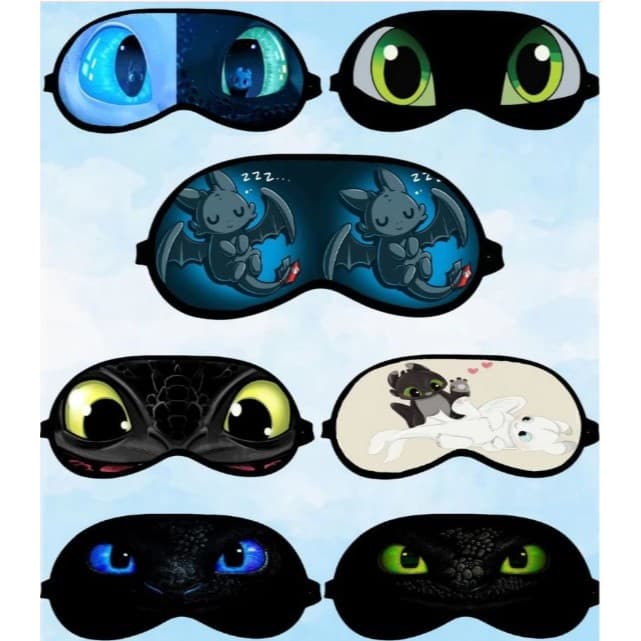 MÁSCARA DE DORMIR OU TAPA OLHOS COMO TREINAR O SEU DRAGÃO!