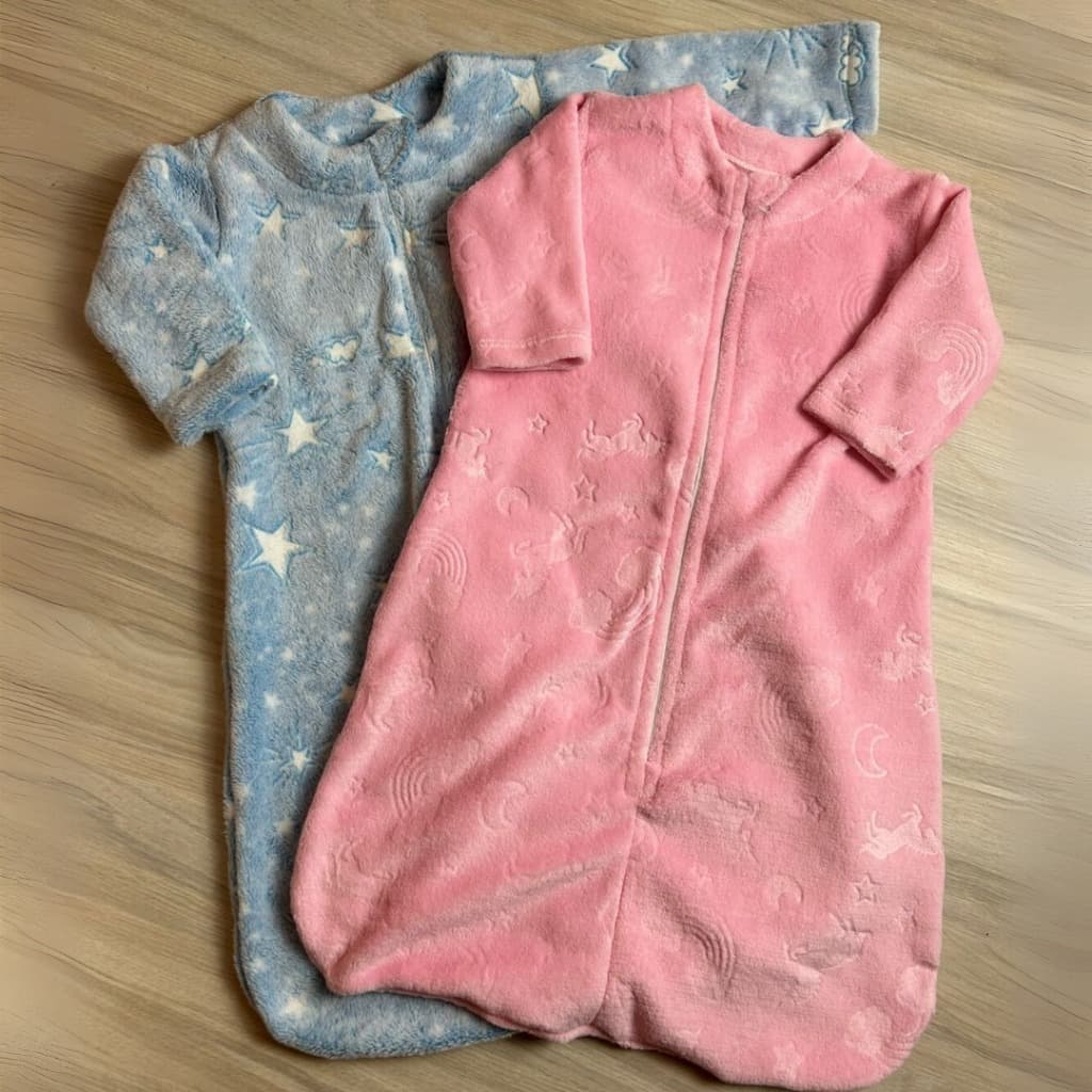 Saco De Dormir Bebe Casulo Pijama Cobertor com Ziper